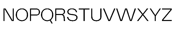 AcrylicBETA10 Thin Instance Font UPPERCASE