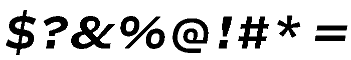 Action Grotesque Bold Italic Font OTHER CHARS