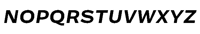 Action Grotesque Bold Italic Font UPPERCASE