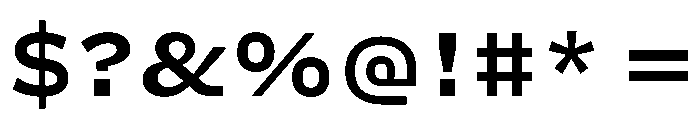 Action Grotesque Bold Font OTHER CHARS