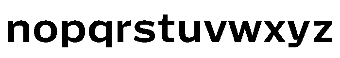 Action Grotesque Bold Font LOWERCASE