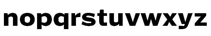 Action Grotesque Extrabold Font LOWERCASE