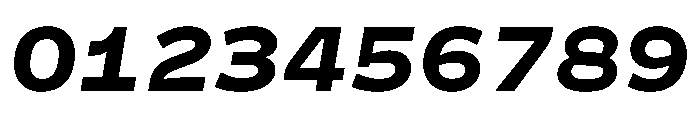 Action Grotesque Heavy Italic Font OTHER CHARS