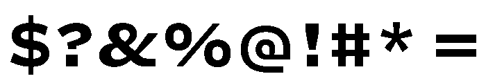 Action Grotesque Heavy Font OTHER CHARS