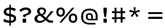 Action Grotesque Medium Font OTHER CHARS