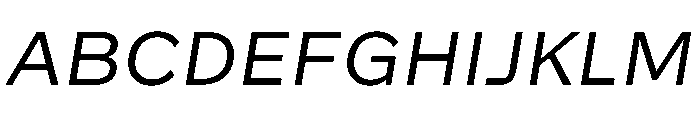 Action Grotesque Regular Italic Font UPPERCASE