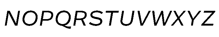 Action Grotesque Regular Italic Font UPPERCASE