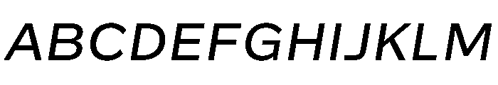 Action Grotesque Regular No 2 Italic Font UPPERCASE