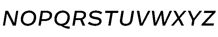 Action Grotesque Regular No 2 Italic Font UPPERCASE