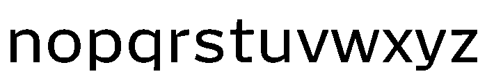 Action Grotesque Regular No 2 Font LOWERCASE