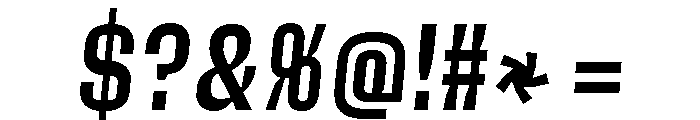 Action Text Bright Bold Italic Font OTHER CHARS