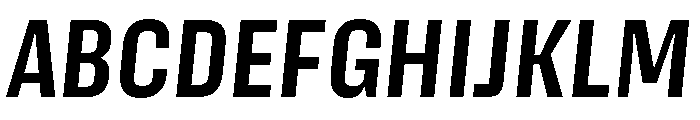 Action Text Bright Bold Italic Font UPPERCASE