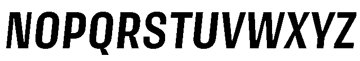Action Text Bright Bold Italic Font UPPERCASE
