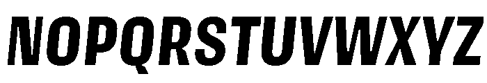 Action Text Bright Extrabold Italic Font UPPERCASE