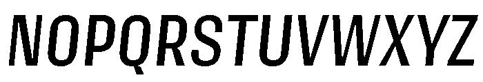 Action Text Bright Medium Italic Font UPPERCASE