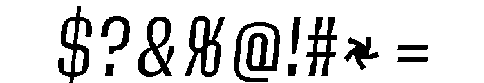 Action Text Bright Regular Italic Font OTHER CHARS