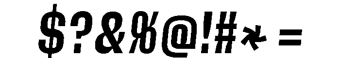 Action Text Dark Bold Italic Font OTHER CHARS