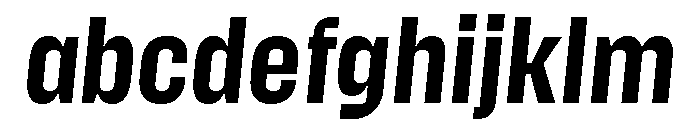 Action Text Dark Bold Italic FONT
