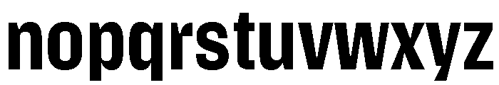 Action Text Dark Bold Font LOWERCASE