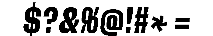 Action Text Dark Extrabold Italic Font OTHER CHARS