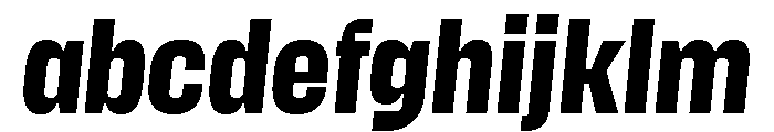 Action Text Dark Extrabold Italic FONT