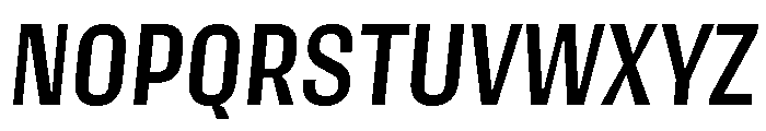 Action Text Dark Medium Italic Font UPPERCASE