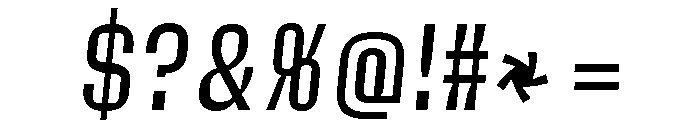 Action Text Dark Regular Italic Font OTHER CHARS