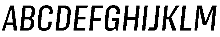 Action Text Dark Regular Italic Font UPPERCASE