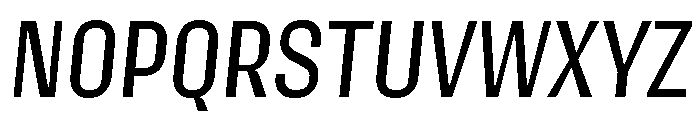 Action Text Dark Regular Italic Font UPPERCASE
