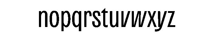 Active BT Regular Font LOWERCASE