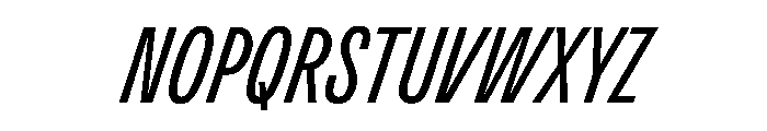 Active BT Slanted Font UPPERCASE