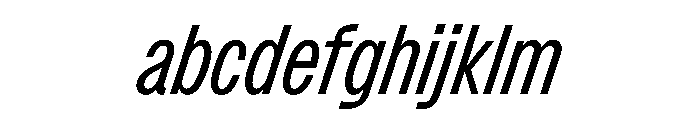 Active BT Slanted FONT