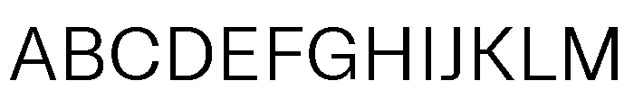 AcuteGrotesk Light Font UPPERCASE