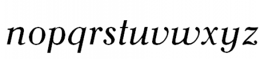 Academy Italic Font LOWERCASE