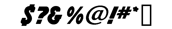 Access Bold Font OTHER CHARS