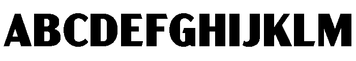 Acme Gothic Black Font UPPERCASE