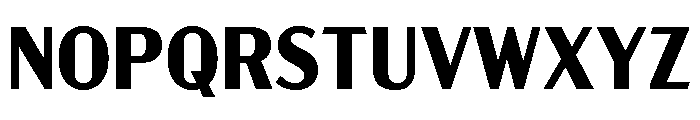 Acme Gothic Bold Font UPPERCASE