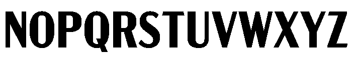 Acme Gothic Condensed Bold Font UPPERCASE