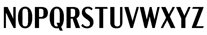 Acme Gothic Condensed Semi Bold Font UPPERCASE