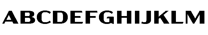Acme Gothic Extra Wide Bold Font UPPERCASE