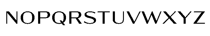 Acme Gothic Extra Wide Light Font UPPERCASE