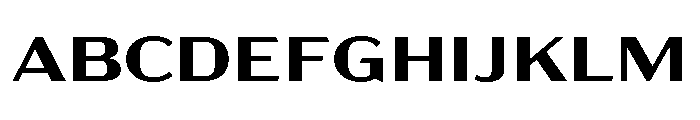 Acme Gothic Extra Wide Semi Bold Font UPPERCASE