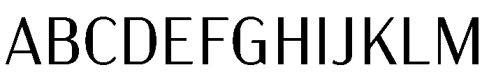 Acme Gothic Light Font UPPERCASE