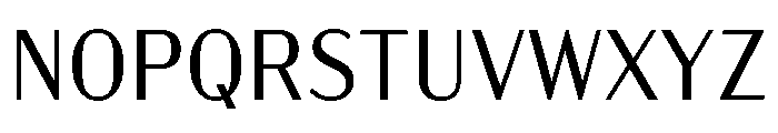 Acme Gothic Light Font UPPERCASE