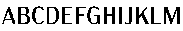 Acme Gothic Regular Font UPPERCASE