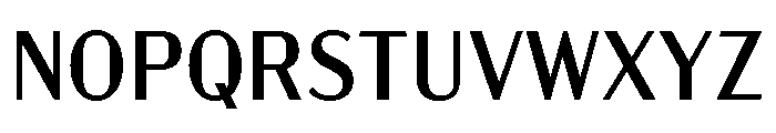 Acme Gothic Regular Font UPPERCASE