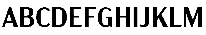 Acme Gothic Semi Bold Font UPPERCASE