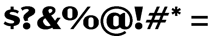 Acme Gothic Wide Bold Font OTHER CHARS