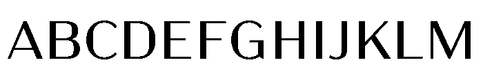 Acme Gothic Wide Light Font UPPERCASE