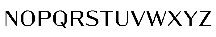 Acme Gothic Wide Light Font UPPERCASE